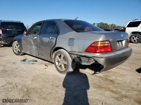 2002 Acura RL with VIN JH4KA96542C006848, listed as a Copart auction lot 43572305 with NaN miles and Salvage Title. Bid and sale history available at carsss.com. Image 2.