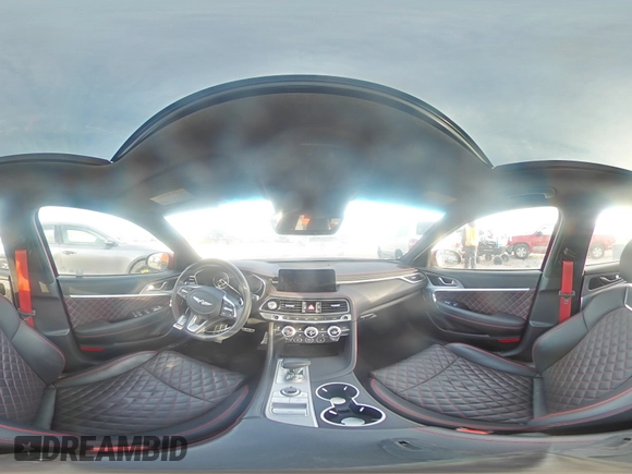 2022 Genesis G70 3.3T z VIN KMTG54TE3NU088591, wystawiony jako Copart lot #85343234 z przebiegiem 43 764 mil mil oraz Szkoda całkowita • Salvage title. Historia ofert i sprzedaży dostępna na DreamBid. Obrazek 14.