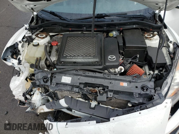 2012 Mazda 3 Mazdaspeed3 Touring with VIN JM1BL1L4XC1634788, listed as a Copart auction lot 57703025 with 98,815 mi miles and Salvage title. Bid and sale history available at DreamBid. Image 11.