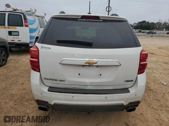 2017 Chevrolet Equinox Premier with VIN 2GNFLGE38H6160618, listed as a Copart auction lot 86702034 with 134,863 mi miles and Salvage Title. Bid and sale history available at carsss.com. Image 6.