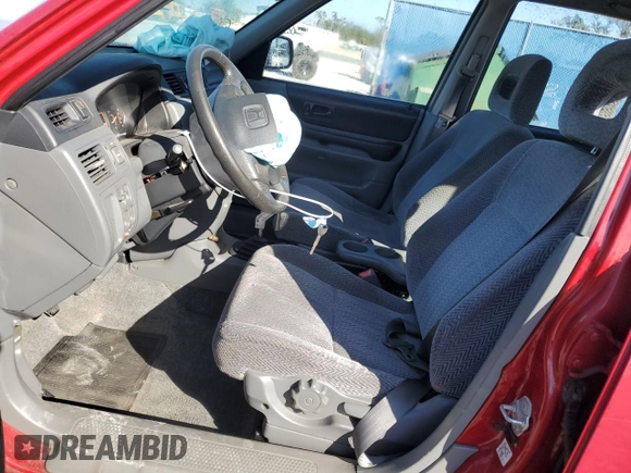 1998 Honda CR-V LX with VIN JHLRD1748WC057941, listed as a Copart auction lot 80490184 with 144,209 mi miles and Salvage Title. Bid and sale history available at carsss.com. Image 7.