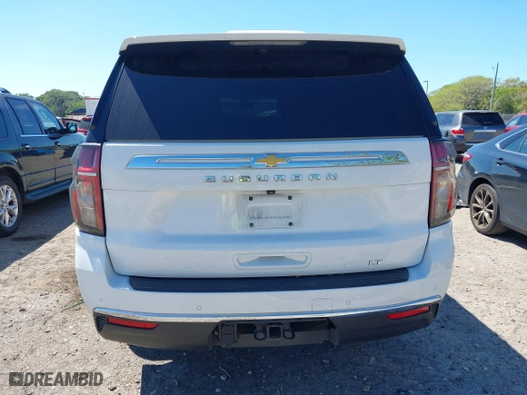 2022 Chevrolet Suburban LT with VIN 1GNSKCKDXNR247122, listed as a IAAI auction lot 41837555 with 77,954 mi miles. Bid and sale history available at carsss.com. Image 16.