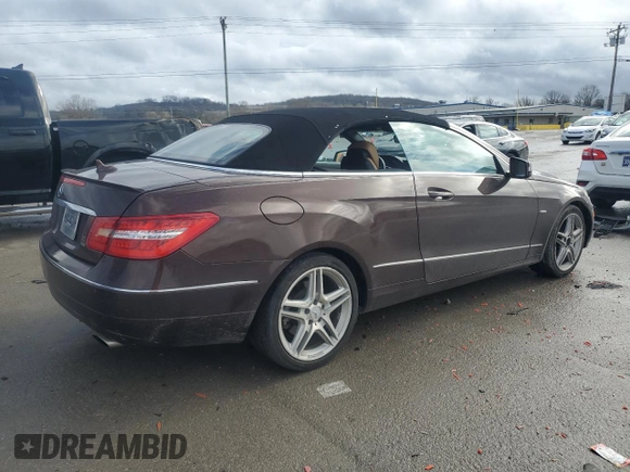 2012 Mercedes-Benz E 350 with VIN WDDKK5KF0CF154460, listed as a Copart auction lot 43518375 with 98,381 mi miles and Salvage Title. Bid and sale history available at DreamBid. Image 3.
