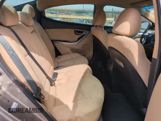 2013 Hyundai Elantra GLS with VIN 5NPDH4AE4DH454286, listed as a Copart auction lot 61671825 with 155,667 mi miles and Salvage title. Bid and sale history available at DreamBid. Image 10.