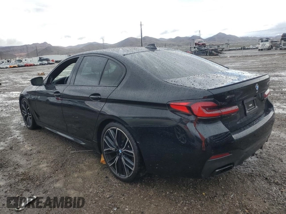 2022 BMW 5 Series M550i xDrive with VIN WBA13BK02NCH84353, listed as a Copart auction lot 46836204 with Not provided miles and Salvage title. Bid and sale history available at DreamBid. Image 2.