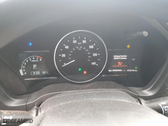 2022 Honda HR-V EX with VIN 3CZRU6H55NM757683, listed as a Copart auction lot 48940405 with 70,318 mi miles and Non Repairable. Bid and sale history available at carsss.com. Image 9.