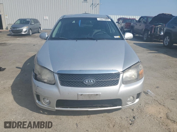 2009 Kia Spectra with VIN KNAFE241895024764, listed as a Copart auction lot 70373994 with 336,690 mi miles and Non Repairable. Bid and sale history available at carsss.com. Image 5.