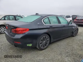2019 BMW 5 Series 530e with VIN WBAJA9C51KB398689, listed as a Copart auction lot 45586425 with 61,866 mi miles and Salvage title. Bid and sale history available at DreamBid. Image 3.