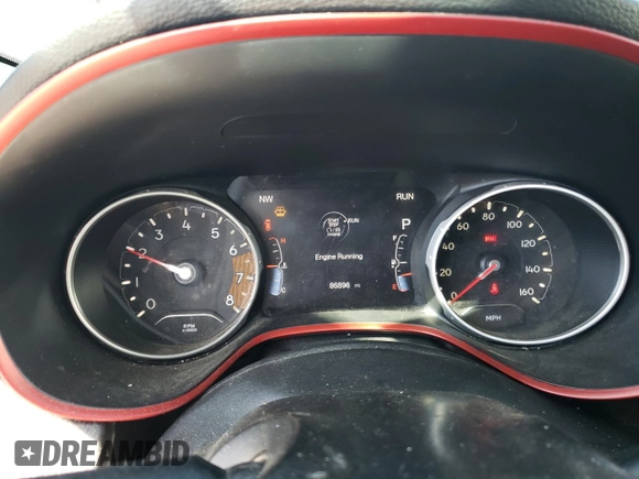 2019 Jeep Compass Trailhawk с VIN 3C4NJDDB7KT618198, выставлен на аукционе Copart как лот 63872485 с пробегом 86 896 миль миль и Чистый • Clean title. История ставок и продаж доступна на DreamBid. Изображение 9.
