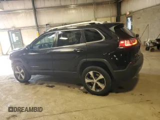 2019 Jeep Cherokee Limited with VIN 1C4PJMDN2KD255950, listed as a Copart auction lot 52145165 with 39,667 mi miles and Salvage Title. Bid and sale history available at carsss.com. Image 2.