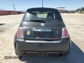 2012 FIAT 500 Abarth with VIN 3C3CFFFH6CT330426, listed as a Copart auction lot 57341965 with 40,702 mi miles and Salvage title. Bid and sale history available at DreamBid. Image 6.