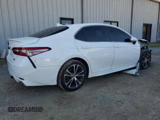 2019 Toyota Camry LE with VIN 4T1B11HK4KU818825, listed as a Copart auction lot 41471675 with 143,925 mi miles and Salvage Title. Bid and sale history available at carsss.com. Image 3.