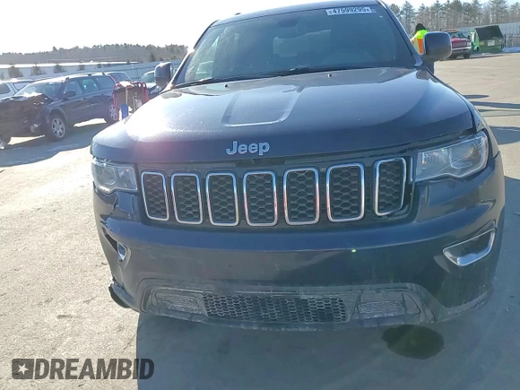 2017 Jeep Grand Cherokee Laredo with VIN 1C4RJFAG9HC609830, listed as a Copart auction lot 47599295 with 136,014 mi miles and Salvage title. Bid and sale history available at DreamBid. Image 12.