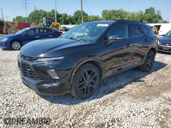 2024 Chevrolet Blazer RS with VIN 3GNKBKRS3RS138082, listed as a Copart auction lot 62945315 with 25,459 mi miles and Salvage title. Bid and sale history available at DreamBid. Image 1.