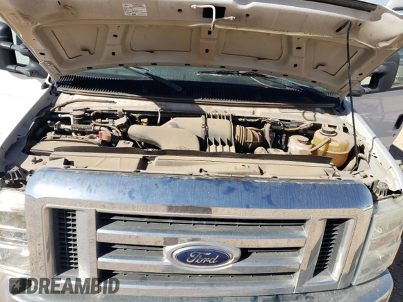 2010 Ford Econoline Cargo with VIN 1FBNE3BS7ADA50934, listed as a Copart auction lot 44568935 with 44,449 mi miles and Salvage title. Bid and sale history available at DreamBid. Image 12.