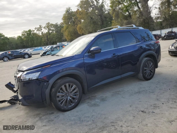 2024 Nissan Pathfinder SL with VIN 5N1DR3CB7RC243155, listed as a Copart auction lot 49779345 with 31,002 mi miles and Salvage Title. Bid and sale history available at carsss.com. Image 1.