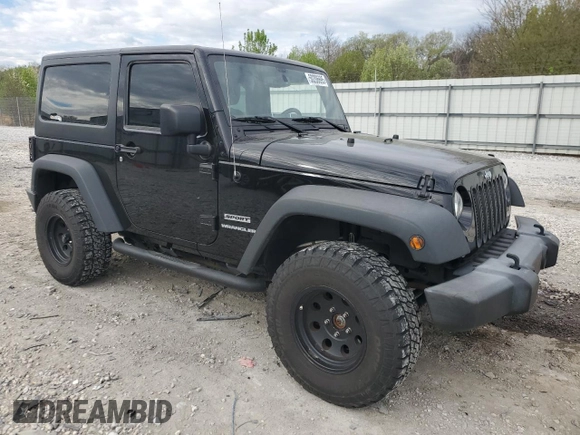 2017 Jeep Wrangler Sport with VIN 1C4AJWAG1HL618454, listed as a Copart auction lot 50206695 with 90,324 mi miles and Salvage Title. Bid and sale history available at DreamBid. Image 4.