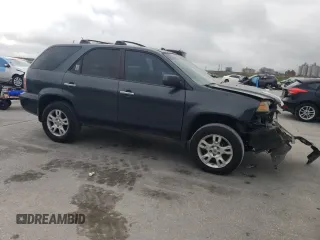 2004 Acura MDX Touring Pkg with VIN 2HNYD186X4H551540, listed as a Copart auction lot 53875625 with 202,623 mi miles and Clean Title. Bid and sale history available at carsss.com. Image 4.