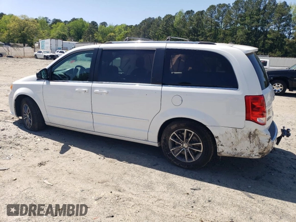 2017 Dodge Grand Caravan SXT with VIN 2C4RDGCG5HR858871, listed as a Copart auction lot 54545545 with Not Provided miles and Salvage Title. Bid and sale history available at DreamBid. Image 2.