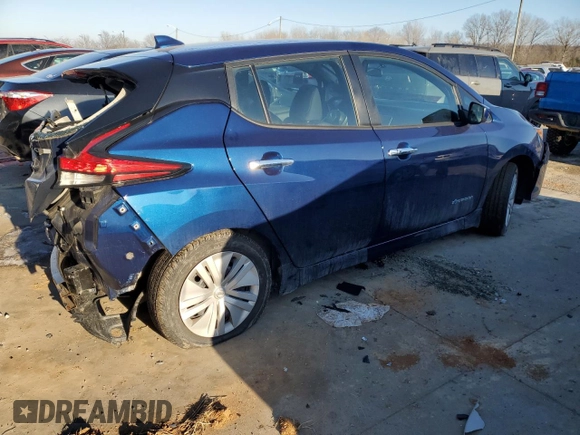 2018 Nissan LEAF S with VIN 1N4AZ1CP7JC315277, listed as a Copart auction lot 41961935 with 46,092 mi miles and Salvage Title. Bid and sale history available at DreamBid. Image 3.