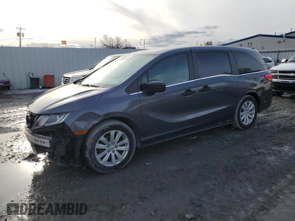 2019 Honda Odyssey LX with VIN 5FNRL6H24KB116751, listed as a Copart auction lot 47369715 with 160,256 mi miles and Salvage Title. Bid and sale history available at DreamBid. Image 1.