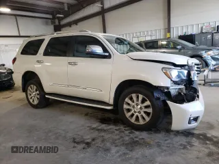 2018 Toyota Sequoia Platinum with VIN 5TDDY5G17JS161207, listed as a Copart auction lot 49031823 with 63,158 mi miles. Bid and sale history available at carsss.com. Image 4.