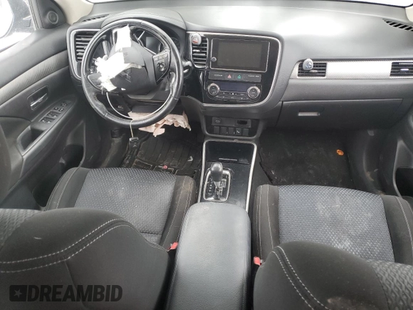 2017 Mitsubishi Outlander SE with VIN JA4JZ3AX2HZ601323, listed as a Copart auction lot 43418195 with Not provided miles and Salvage title. Bid and sale history available at DreamBid. Image 8.