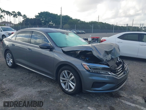 2020 Volkswagen Passat SE with VIN 1VWSA7A32LC011511, listed as a IAAI auction lot 41937873 with 80,362 mi miles and . Bid and sale history available at DreamBid. Image 1.