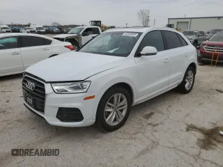 2017 Audi Q3 Premium Plus z VIN WA1JCCFSXHR008243, wystawiony jako Copart lot #50393045 z przebiegiem 52 406 mil mil oraz Szkoda całkowita • Salvage title. Historia ofert i sprzedaży dostępna na DreamBid. Obrazek 1.