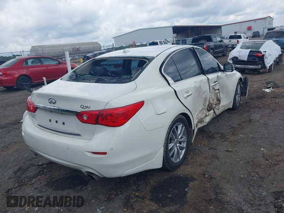 2017 Infiniti Q50 Premium with VIN JN1EV7AP6HM734919, listed as a IAAI auction lot 42335532 with 170,578 mi miles and . Bid and sale history available at DreamBid. Image 4.