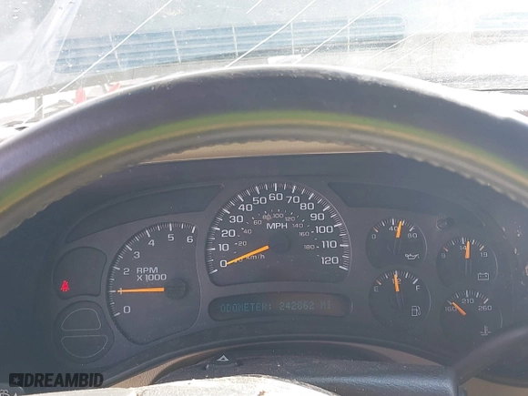 2003 Chevrolet Avalanche with VIN 3GNEK13T13G299307, listed as a IAAI auction lot 41663449 with 242,862 mi miles. Bid and sale history available at carsss.com. Image 7.