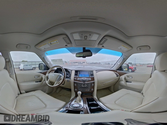 2015 Infiniti QX80 with VIN JN8AZ2NE2F9086138, listed as a IAAI auction lot 42365112 with 174,818 mi miles and . Bid and sale history available at DreamBid. Image 19.