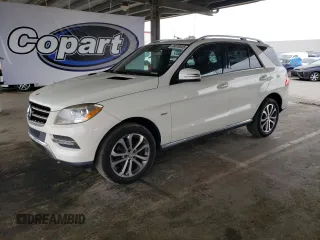 2012 Mercedes-Benz M with VIN 4JGDA5HB7CA035730, listed as a Copart auction lot 49818845 with 145,266 mi miles and Clean Title. Bid and sale history available at carsss.com. Image 1.