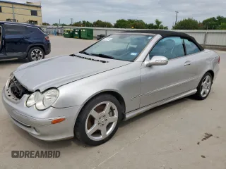 2005 Mercedes-Benz CLK 500 с VIN WDBTK75G75T041381, выставлен на аукционе Copart как лот 63317915 с пробегом 85 750 миль миль и Списание • Salvage title. История ставок и продаж доступна на DreamBid. Изображение 1.