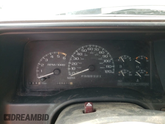 1999 GMC Denali with VIN 1GKEK13R0XR915053, listed as a Copart auction lot 49241145 with 2,664,121 mi miles and Salvage Title. Bid and sale history available at carsss.com. Image 9.
