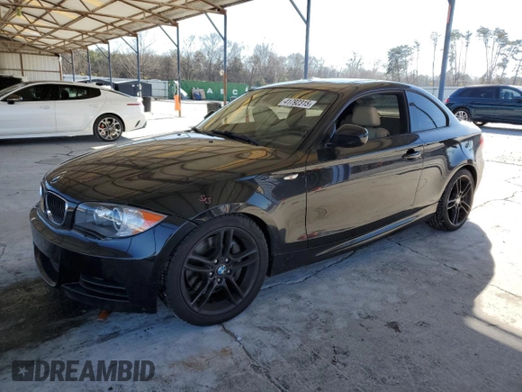 2010 BMW 1 Series 135i with VIN WBAUC7C5XAVK96283, listed as a Copart auction lot 41792315 with 142,364 mi miles and Salvage Title. Bid and sale history available at carsss.com. Image 1.