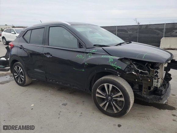 2019 Nissan Kicks SV with VIN 3N1CP5CU2KL517474, listed as a Copart auction lot 51701095 with 55,898 mi miles and Salvage Title. Bid and sale history available at carsss.com. Image 4.