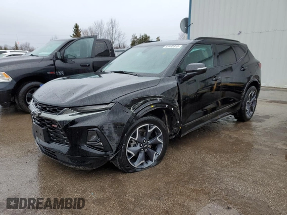 2022 Chevrolet Blazer RS с VIN 3GNKBKRS8NS181200, выставлен на аукционе Copart как лот 52493315 с пробегом 35 126 миль миль и Чистый • Clean title. История ставок и продаж доступна на DreamBid. Изображение 1.