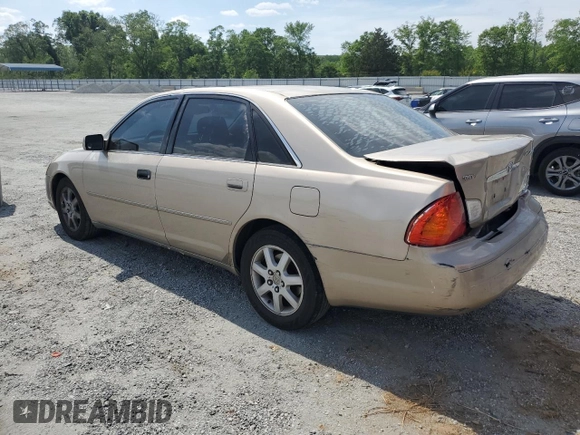 2001 Toyota Avalon XL z VIN 4T1BF28B41U191680, wystawiony jako Copart lot #53956735 z przebiegiem 177 149 mil mil oraz Szkoda całkowita • Salvage title. Historia ofert i sprzedaży dostępna na DreamBid. Obrazek 2.