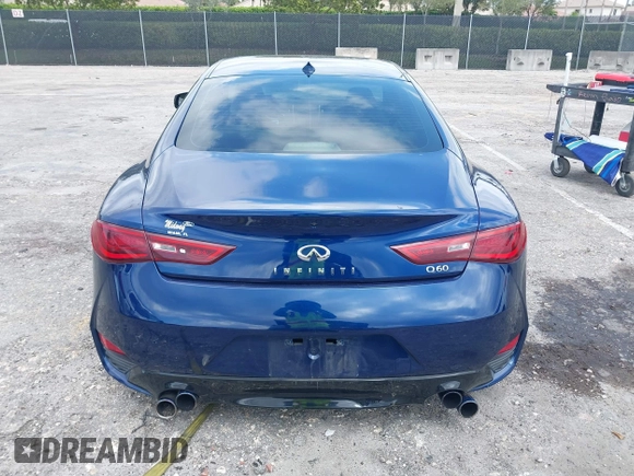 2017 Infiniti Q60 Sport with VIN JN1EV7EK2HM363661, listed as a IAAI auction lot 42016045 with 98,880 mi miles and . Bid and sale history available at DreamBid. Image 15.