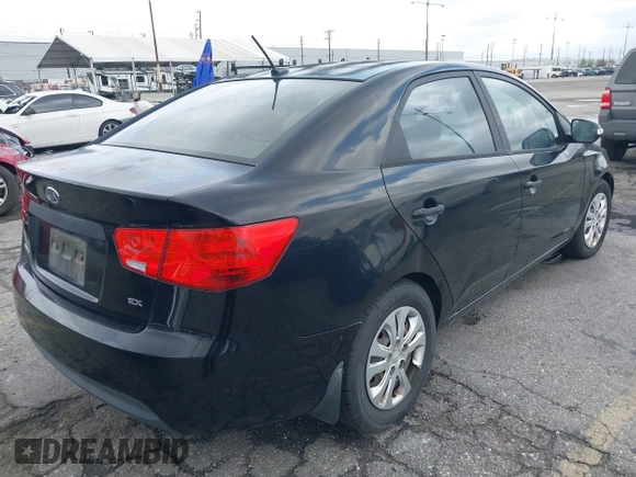 2012 Kia Forte EX with VIN KNAFU4A28C5490102, listed as a IAAI auction lot 42164395 with 167,444 mi miles. Bid and sale history available at carsss.com. Image 4.