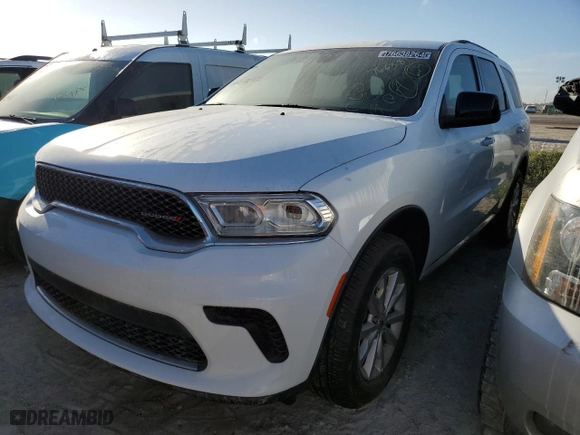 2024 Dodge Durango SXT with VIN 1C4RDJAG5RC115010, listed as a Copart auction lot 76638264 with 8,661 mi miles and Salvage Title. Bid and sale history available at carsss.com. Image 1.