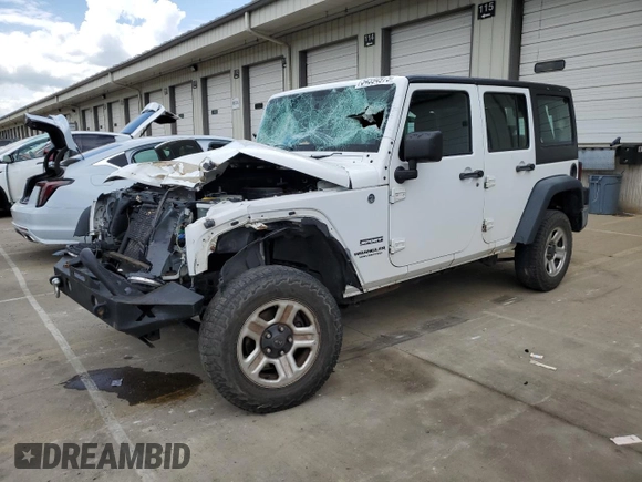 2013 Jeep Wrangler Unlimited Sport RHD with VIN 1C4BJWKG9DL689639, listed as a Copart auction lot 54594975 with 256,837 mi miles and Salvage title. Bid and sale history available at DreamBid. Image 1.