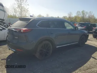 2021 Mazda CX-9 Carbon Edition with VIN JM3TCBDY7M0524887, listed as a Copart auction lot 55016555 with 61,934 mi miles and Salvage title. Bid and sale history available at DreamBid. Image 3.