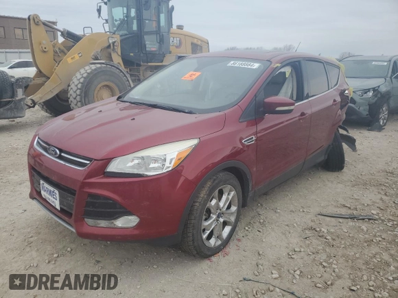 2013 Ford Escape SEL with VIN 1FMCU9H94DUC54605, listed as a Copart auction lot 86188884 with 93,494 mi miles and Salvage Title. Bid and sale history available at carsss.com. Image 1.