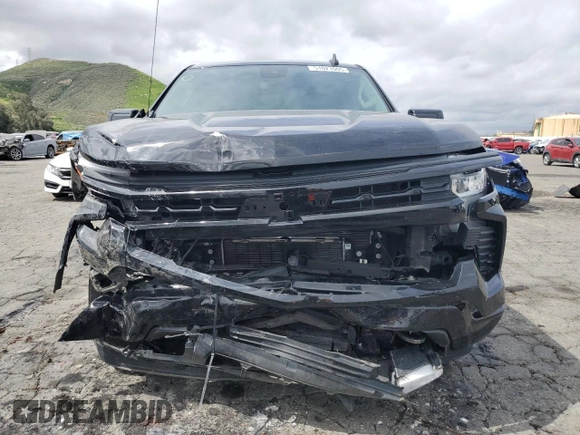 2023 Chevrolet Silverado 1500 with VIN 1GCPADE88PZ317807, listed as a Copart auction lot 51021005 with 22,571 mi miles and Salvage Title. Bid and sale history available at DreamBid. Image 5.