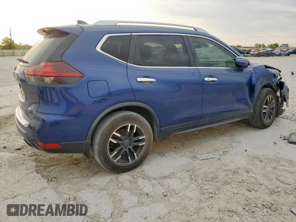 2019 Nissan Rogue SV with VIN KNMAT2MT0KP547548, listed as a Copart auction lot 50066415 with 103,423 mi miles and Salvage Title. Bid and sale history available at DreamBid. Image 3.