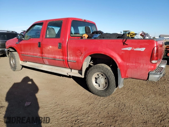 1999 Ford Super Duty F-250 XL with VIN 1FTNW21S6XEA92910, listed as a Copart auction lot 44164795 with 289,887 mi miles and Salvage Title. Bid and sale history available at carsss.com. Image 2.