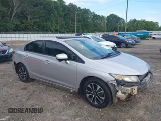2015 Honda Civic EX z VIN 19XFB2F83FE024547, wystawiony jako IAAI lot #42597884 z przebiegiem 195 361 mil mil oraz . Historia ofert i sprzedaży dostępna na DreamBid. Obrazek 1.