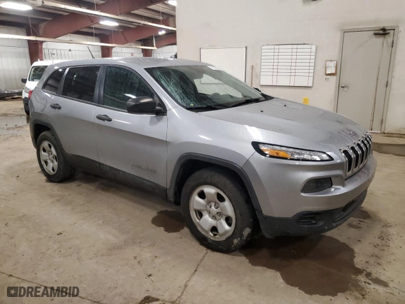 2014 Jeep Cherokee Sport with VIN 1C4PJMAB8EW173336, listed as a Copart auction lot 46436475 with 78,833 mi miles and Clean Title. Bid and sale history available at carsss.com. Image 4.